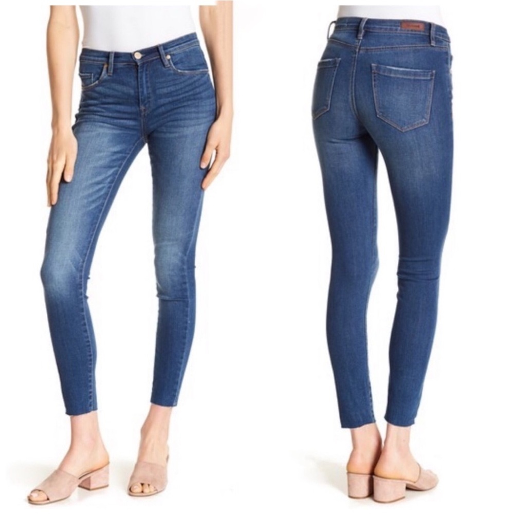 Blank NYC Bond Raw Hem Skinny Jeans Womens Sz 28
